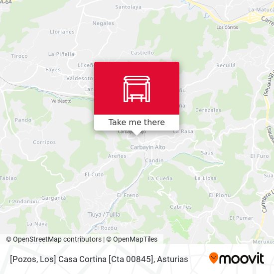 [Pozos, Los]  Casa Cortina [Cta 00845] map