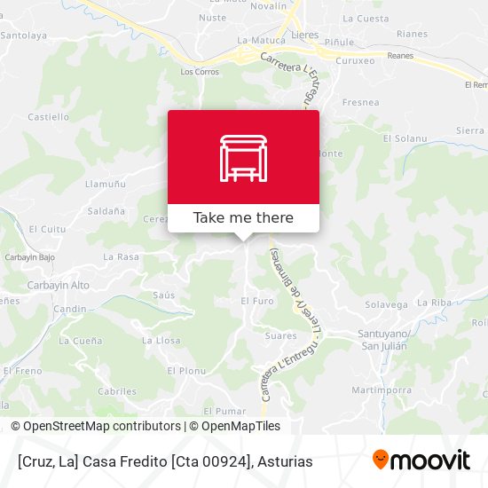 [Cruz, La]  Casa Fredito [Cta 00924] map