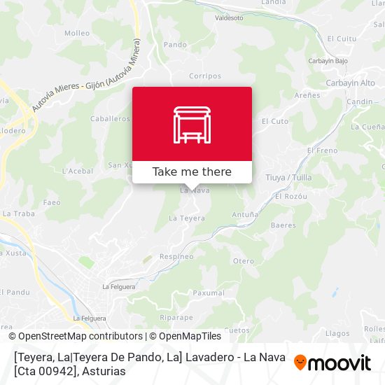 [Teyera, La|Teyera De Pando, La]  Lavadero - La Nava [Cta 00942] map