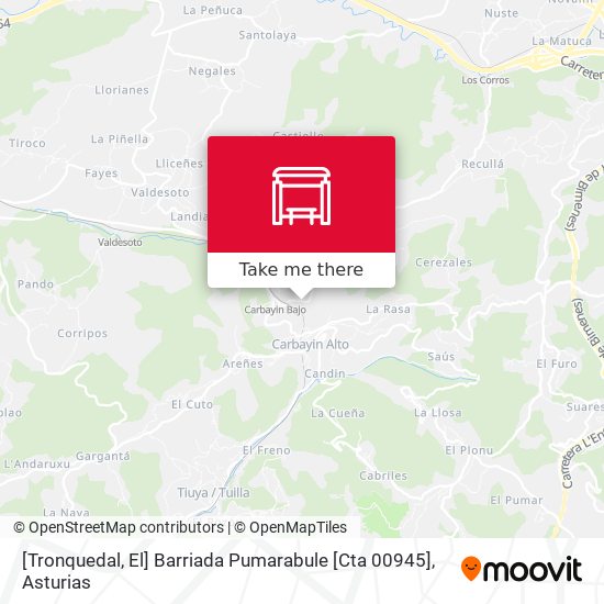 [Tronquedal, El]  Barriada Pumarabule [Cta 00945] map