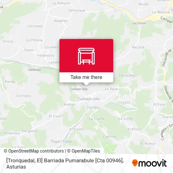 mapa [Tronquedal, El]  Barriada Pumarabule [Cta 00946]