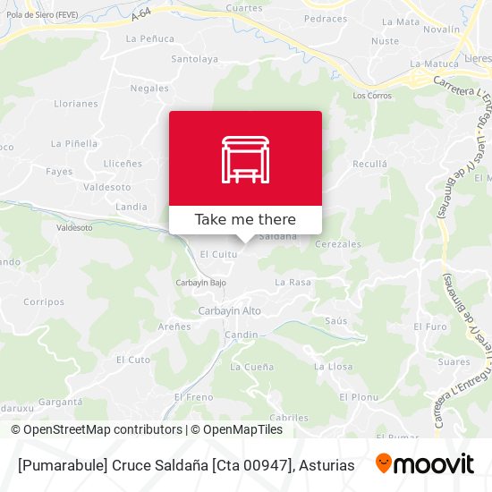 [Pumarabule]  Cruce Saldaña [Cta 00947] map