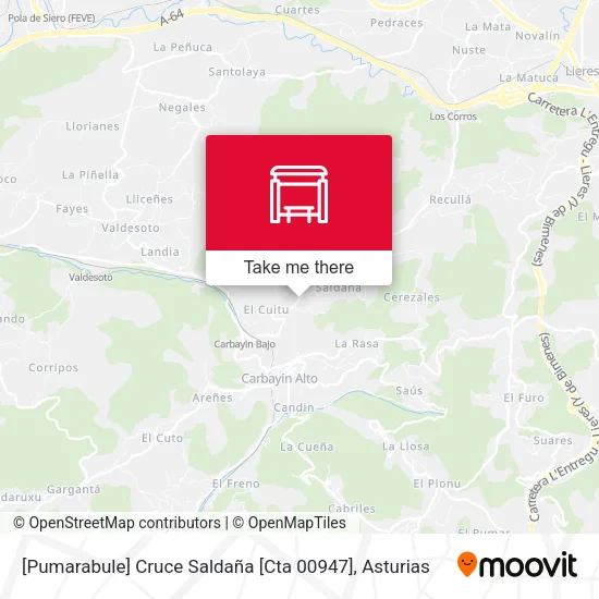 [Pumarabule]  Cruce Saldaña [Cta 00947] map