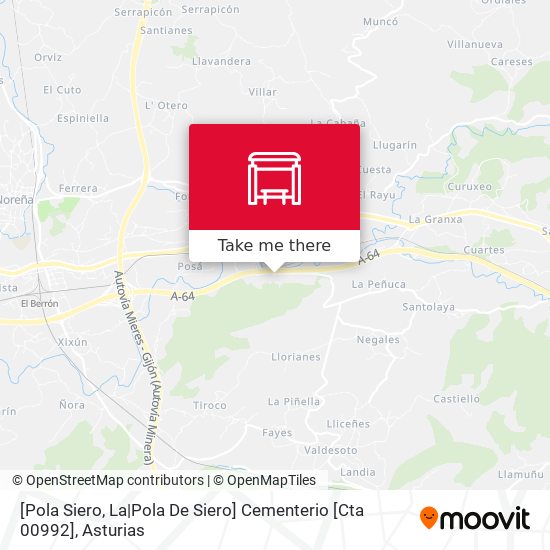 [Pola Siero, La|Pola De Siero]  Cementerio [Cta 00992] map