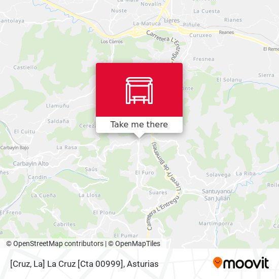 [Cruz, La]  La Cruz [Cta 00999] map