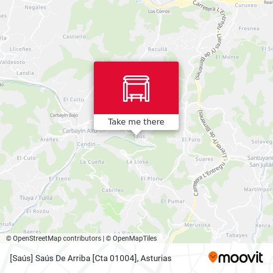 [Saús]  Saús De Arriba [Cta 01004] map