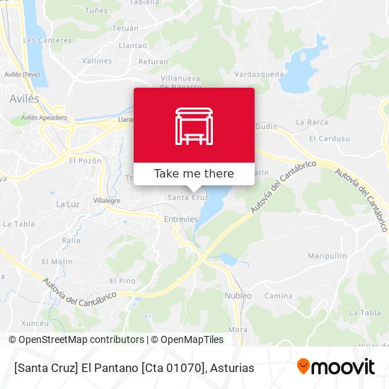 [Santa Cruz]  El Pantano [Cta 01070] map