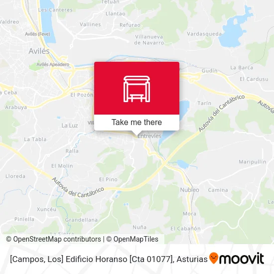 mapa [Campos, Los]  Edificio Horanso [Cta 01077]
