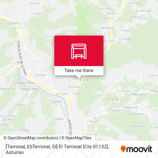 [Tarronal, El|Terronal, El]  El Tarronal [Cta 01132] map