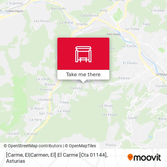 [Carme, El|Carmen, El]  El Carme [Cta 01144] map