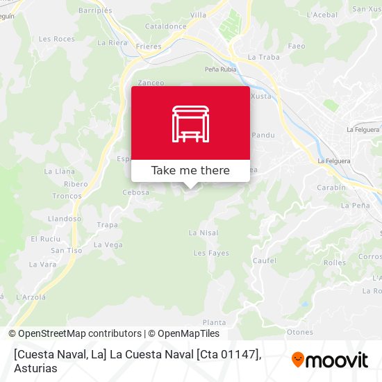 [Cuesta Naval, La]  La Cuesta Naval [Cta 01147] map