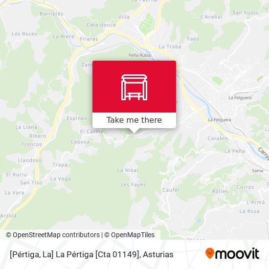 [Pértiga, La]  La Pértiga [Cta 01149] map