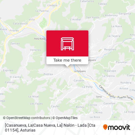 [Casanueva, La|Casa Nueva, La]  Nalón - Lada [Cta 01154] map