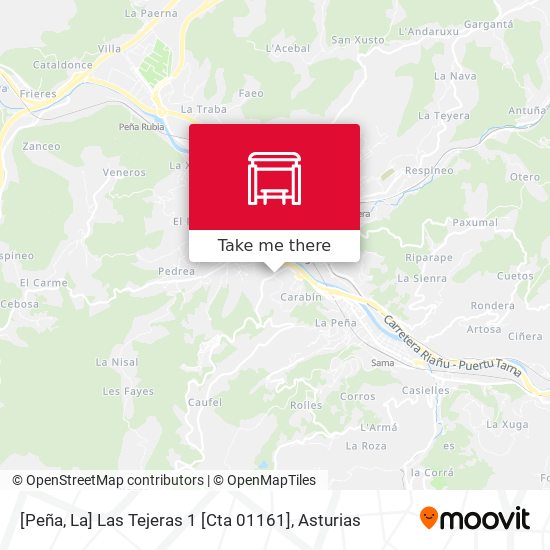 [Peña, La]  Las Tejeras 1 [Cta 01161] map