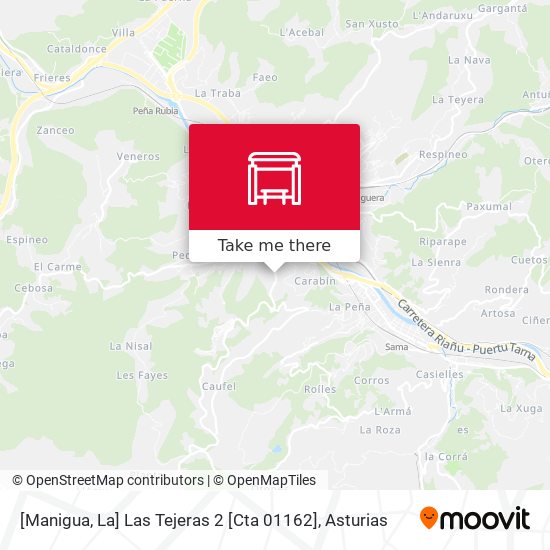 [Manigua, La]  Las Tejeras 2 [Cta 01162] map