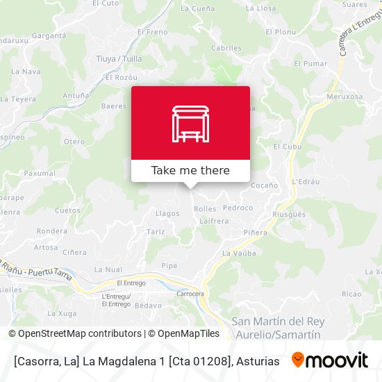 [Casorra, La]  La Magdalena 1 [Cta 01208] map