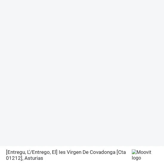 [Entregu, L' / Entrego, El]  Ies Virgen De Covadonga [Cta 01212] map