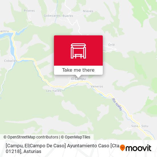 [Campu, El|Campo De Caso]  Ayuntamiento Caso [Cta 01218] map