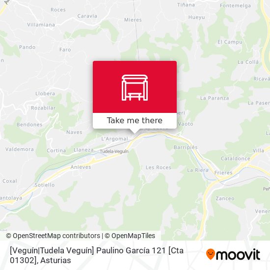 mapa [Veguín|Tudela Veguín]  Paulino García 121 [Cta 01302]