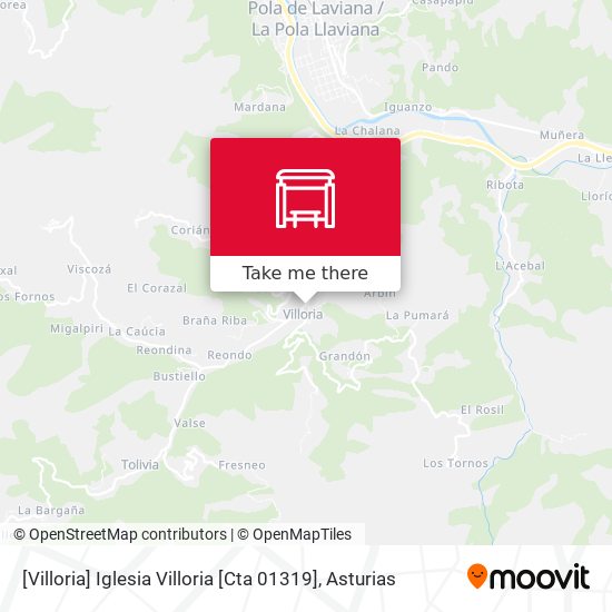 [Villoria]  Iglesia Villoria [Cta 01319] map