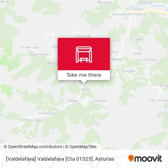 [Valdelafaya]  Valdelafaya [Cta 01325] map