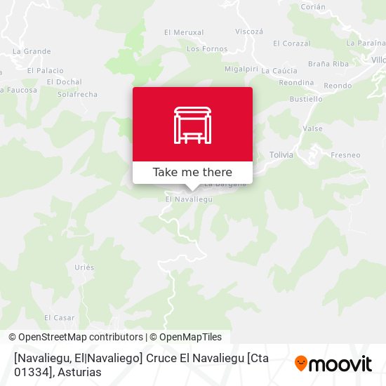 [Navaliegu, El|Navaliego]  Cruce El Navaliegu [Cta 01334] map