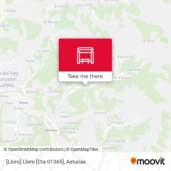 [Lloro]  Lloro [Cta 01365] map