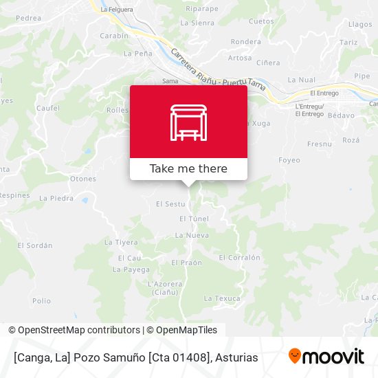 [Canga, La]  Pozo Samuño [Cta 01408] map