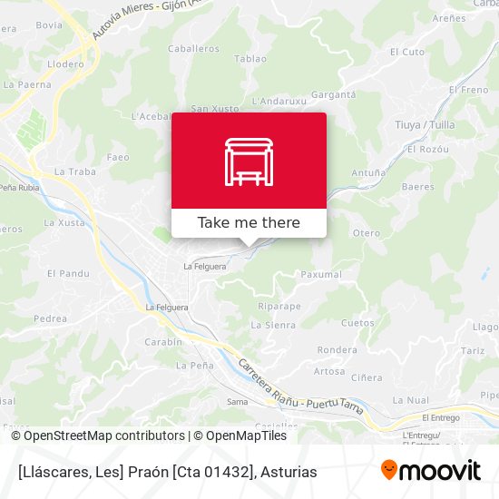 [Lláscares, Les]  Praón [Cta 01432] map