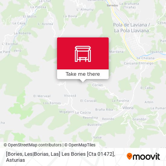 [Bories, Les|Borias, Las]  Les Bories [Cta 01472] map