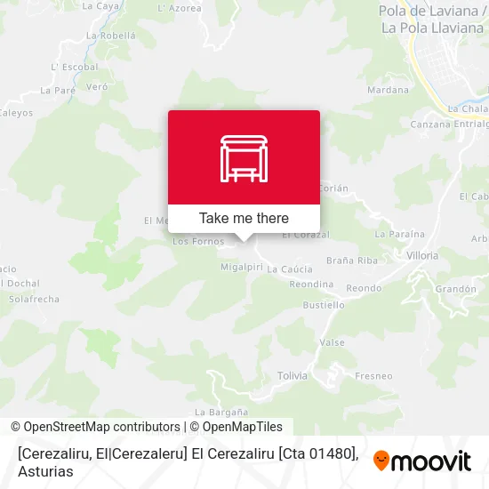 [Cerezaliru, El|Cerezaleru]  El Cerezaliru [Cta 01480] map