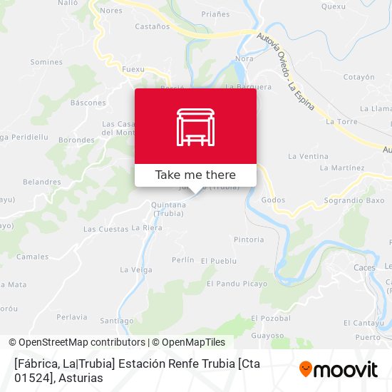 [Fábrica, La|Trubia]  Estación Renfe Trubia [Cta 01524] map