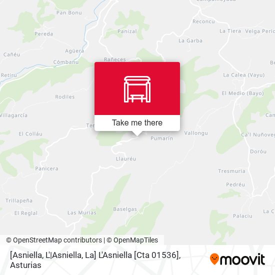 [Asniella, L'|Asniella, La]  L'Asniella [Cta 01536] map