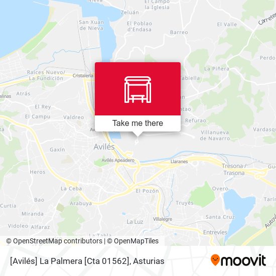 [Avilés]  La Palmera [Cta 01562] map