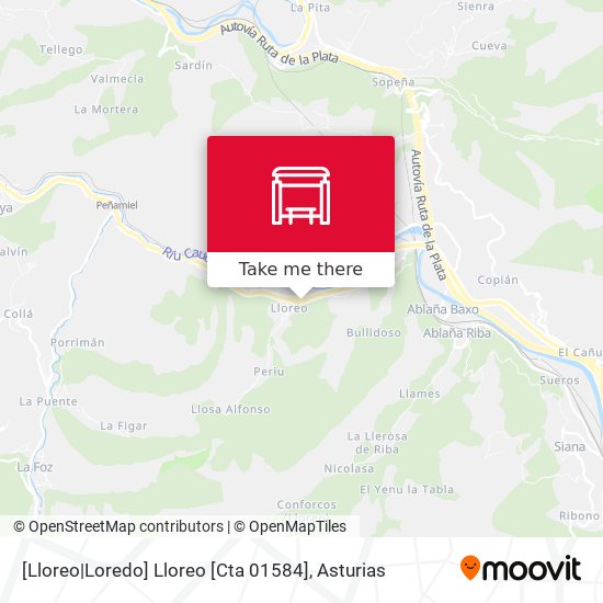 [Lloreo|Loredo]  Lloreo [Cta 01584] map