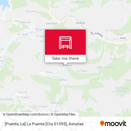 [Puente, La]  La Puente [Cta 01593] map