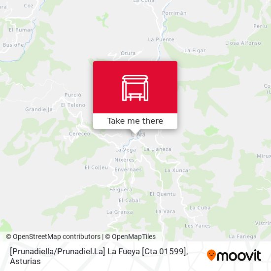 [Prunadiella / Prunadiel.La]  La Fueya [Cta 01599] map