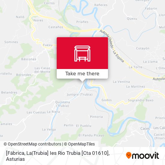 mapa [Fábrica, La|Trubia]  Ies Rio Trubia [Cta 01610]