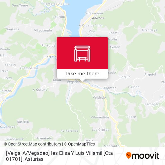 [Veiga, A / Vegadeo]  Ies Elisa Y Luis Villamil [Cta 01701] map