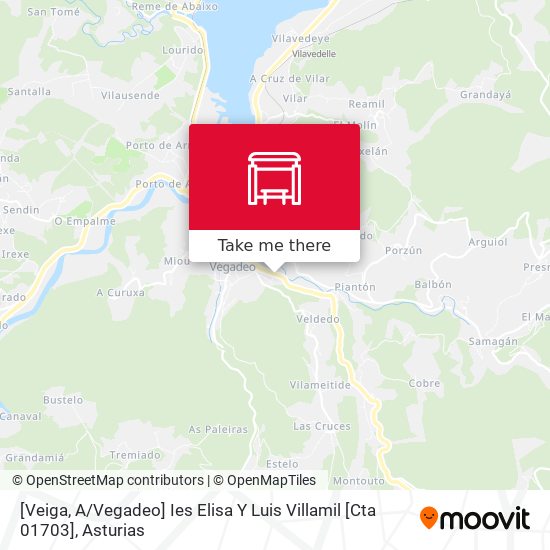 [Veiga, A / Vegadeo]  Ies Elisa Y Luis Villamil [Cta 01703] map