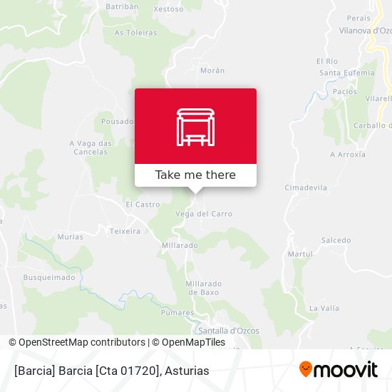 [Barcia]  Barcia [Cta 01720] map