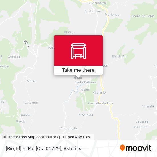 [Río, El]  El Río [Cta 01729] map