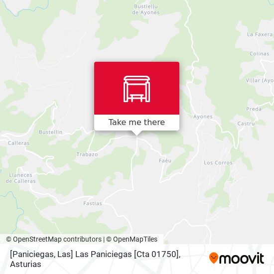 [Paniciegas, Las]  Las Paniciegas [Cta 01750] map