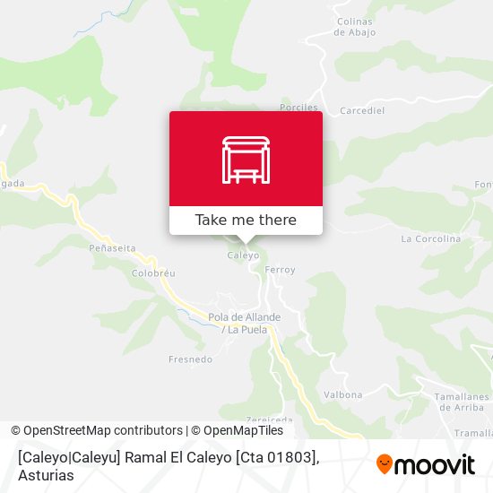 [Caleyo|Caleyu]  Ramal El Caleyo [Cta 01803] map