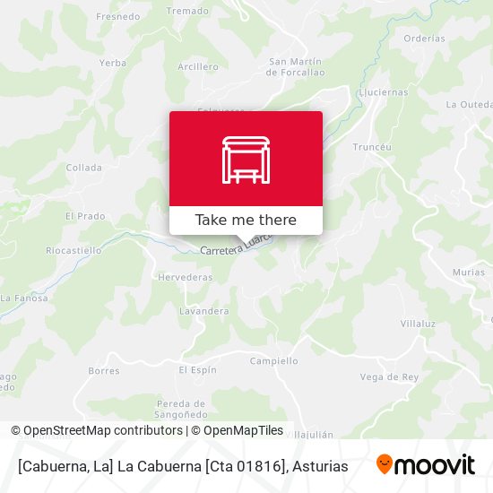 [Cabuerna, La]  La Cabuerna [Cta 01816] map