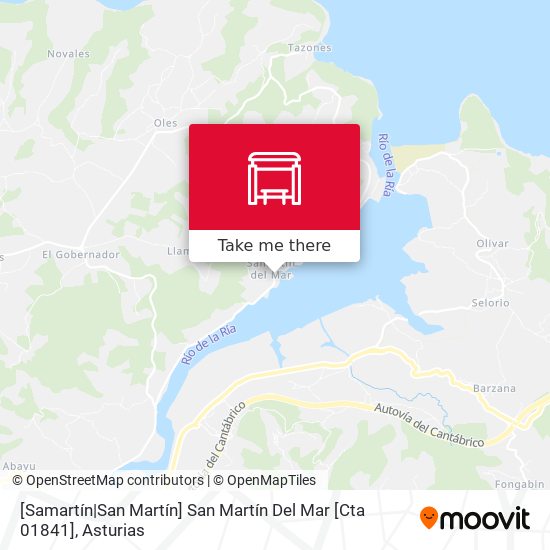 [Samartín|San Martín]  San Martín Del Mar [Cta 01841] map
