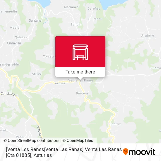 [Venta Les Ranes|Venta Las Ranas]  Venta Las Ranas [Cta 01885] map