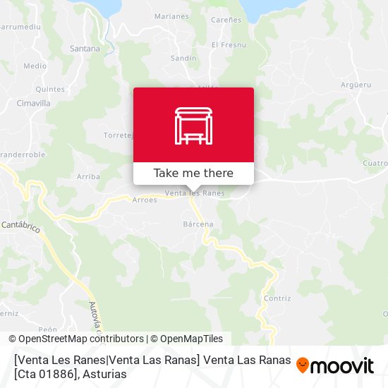 [Venta Les Ranes|Venta Las Ranas]  Venta Las Ranas [Cta 01886] map