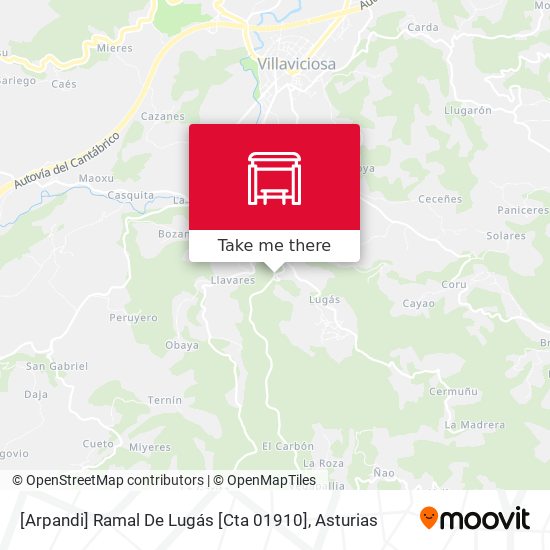 [Arpandi]  Ramal De Lugás [Cta 01910] map