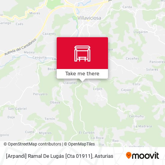 [Arpandi]  Ramal De Lugás [Cta 01911] map